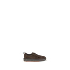 Brown Calf Leather Bos Taurus Low Top Sneakers