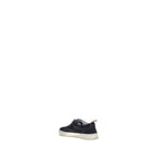 Blue Calf Leather Bos Taurus Low Top Sneakers
