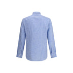 Light Blue Cotton Pattern Shirt
