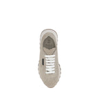 Beige Rubber Platform Sneakers
