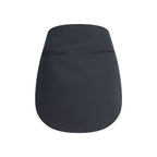 Black Polyester Mini Skirt