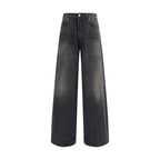 Black Cotton Relaxed Fit Jeans