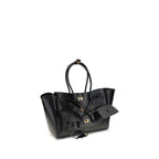 Black Calf Leather Bos Taurus Shoulder Bag