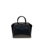 Black Calf Leather Bos Taurus Handbag