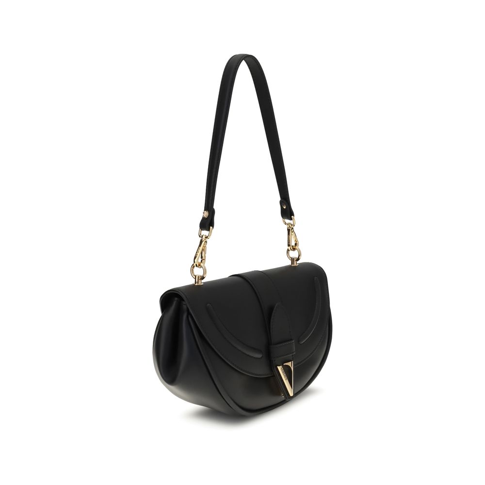 Black Calf Leather Bos Taurus Shoulder Bag