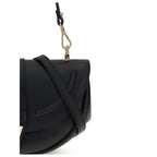 Black Calf Leather Bos Taurus Shoulder Bag