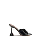 Black Calf Leather Bos Taurus Platform Sandals