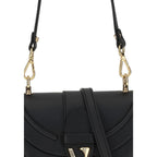 Black Calf Leather Bos Taurus Shoulder Bag