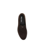 Brown Calf Leather Bos Taurus Slip-On Loafers
