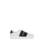 White Calf Leather Bos Taurus Low Top Sneakers