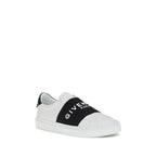 White Calf Leather Bos Taurus Low Top Sneakers