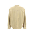 Beige Cotton Dress Shirt