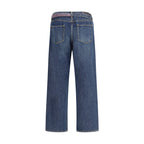 Blue Cotton Jeans Denim