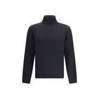 Black Merino Wool Turtleneck