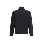 Black Merino Wool Turtleneck