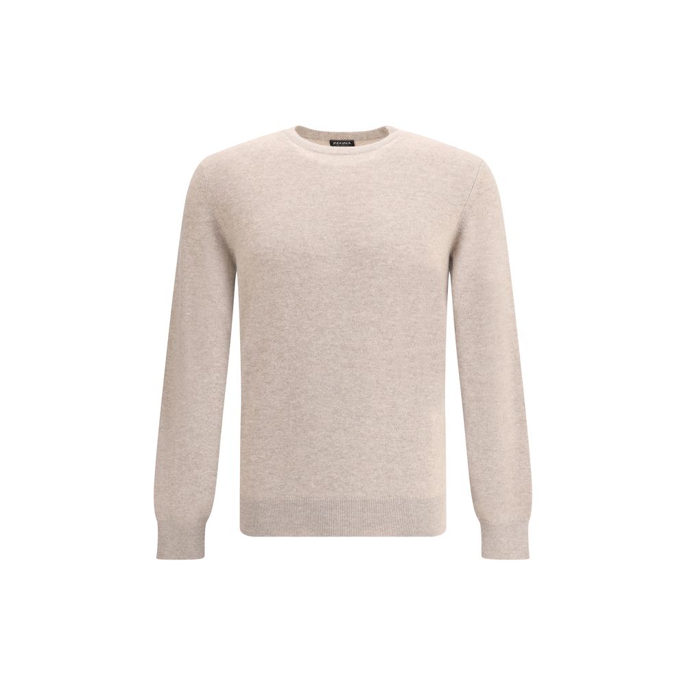 Beige Cashmere Cashmere Sweater