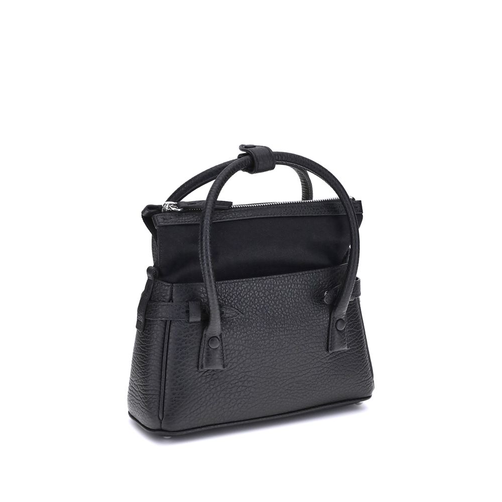 Black Calf Leather Bos Taurus Handbag