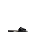 Black Calf Leather Bos Taurus Sandals