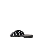 Black Calf Leather Bos Taurus Sandals