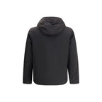 Black Polyester Shell Jacket
