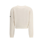 White Wool Sweatshirt