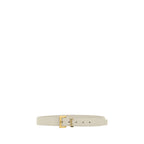 White Calf Leather Bos Taurus Regular Belt