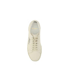 White Rubber Low Top Sneakers