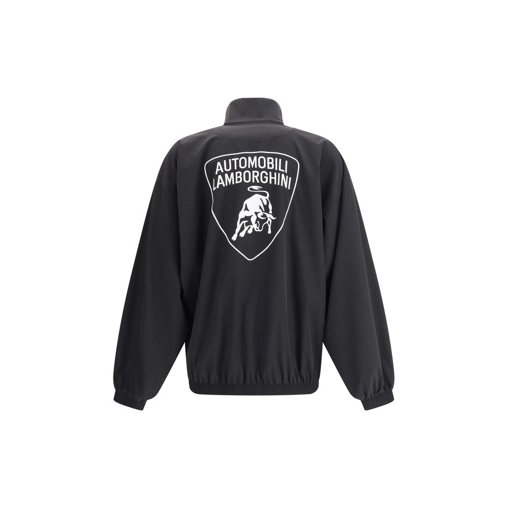 Black Polyester Shell Jacket