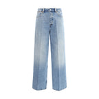 Light Blue Cotton Jeans Denim