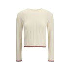 Cream Fleece Wool Sweatshirt