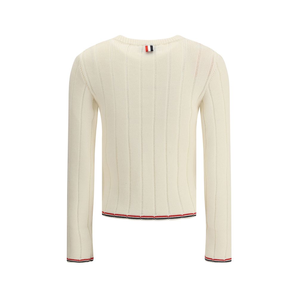 Cream Fleece Wool Sweatshirt