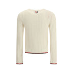 Cream Fleece Wool Sweatshirt