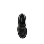 Black Calf Leather Bos Taurus Slip-On Loafers