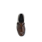 Brown Calf Leather Bos Taurus Oxfords And Derbies