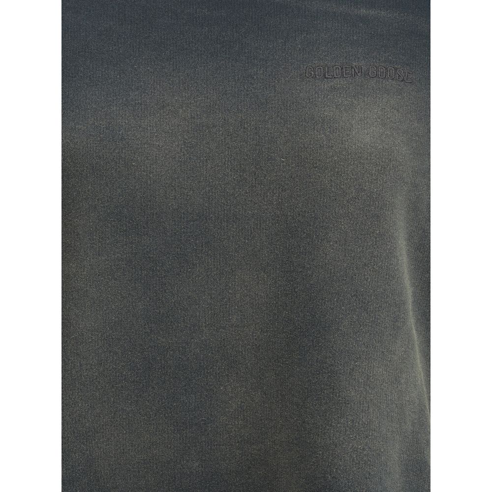 Black Cotton Sweatshirt