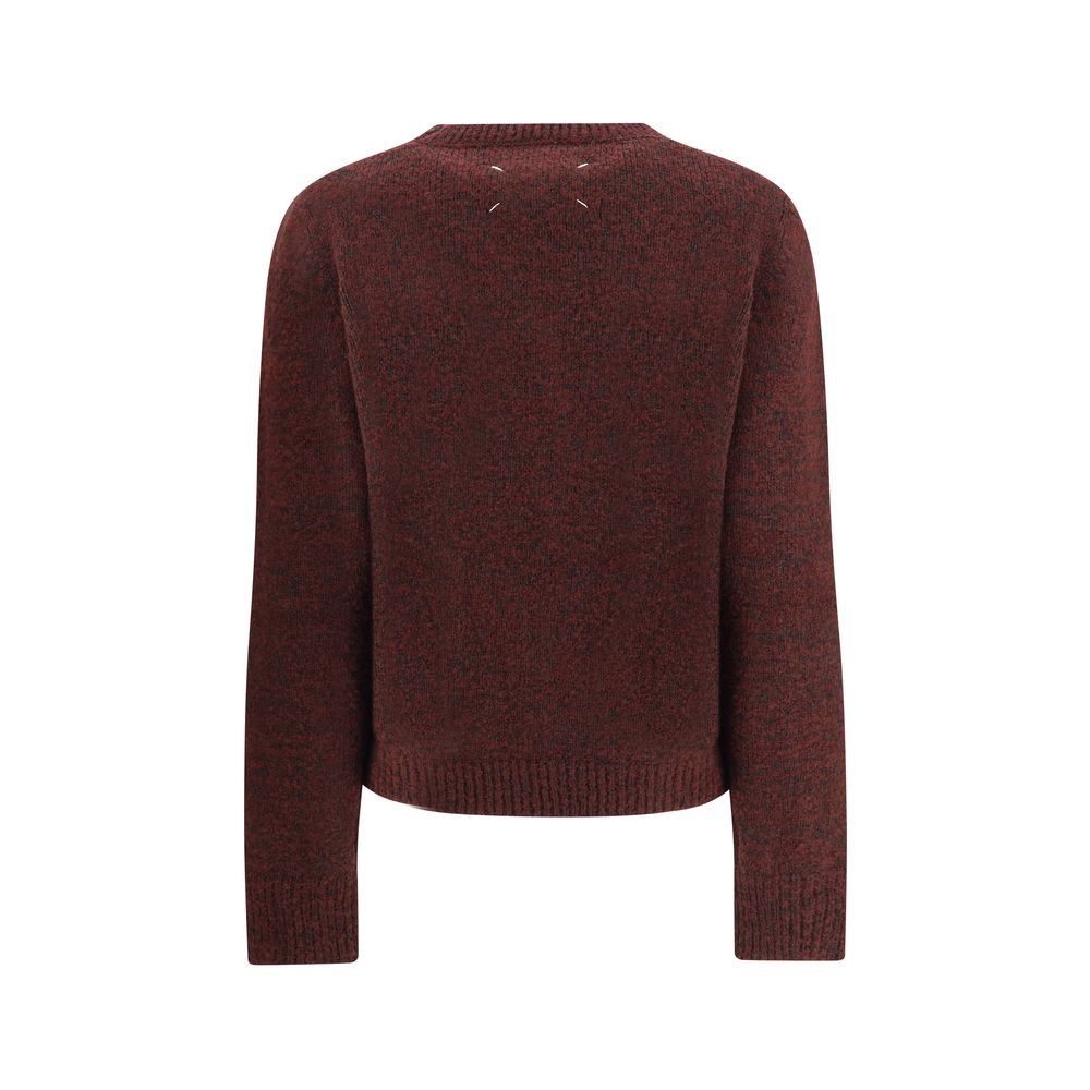 Bordeaux Fleece Wool Sweatshirt