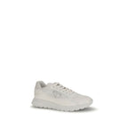 White Rubber Athletic Sneakers