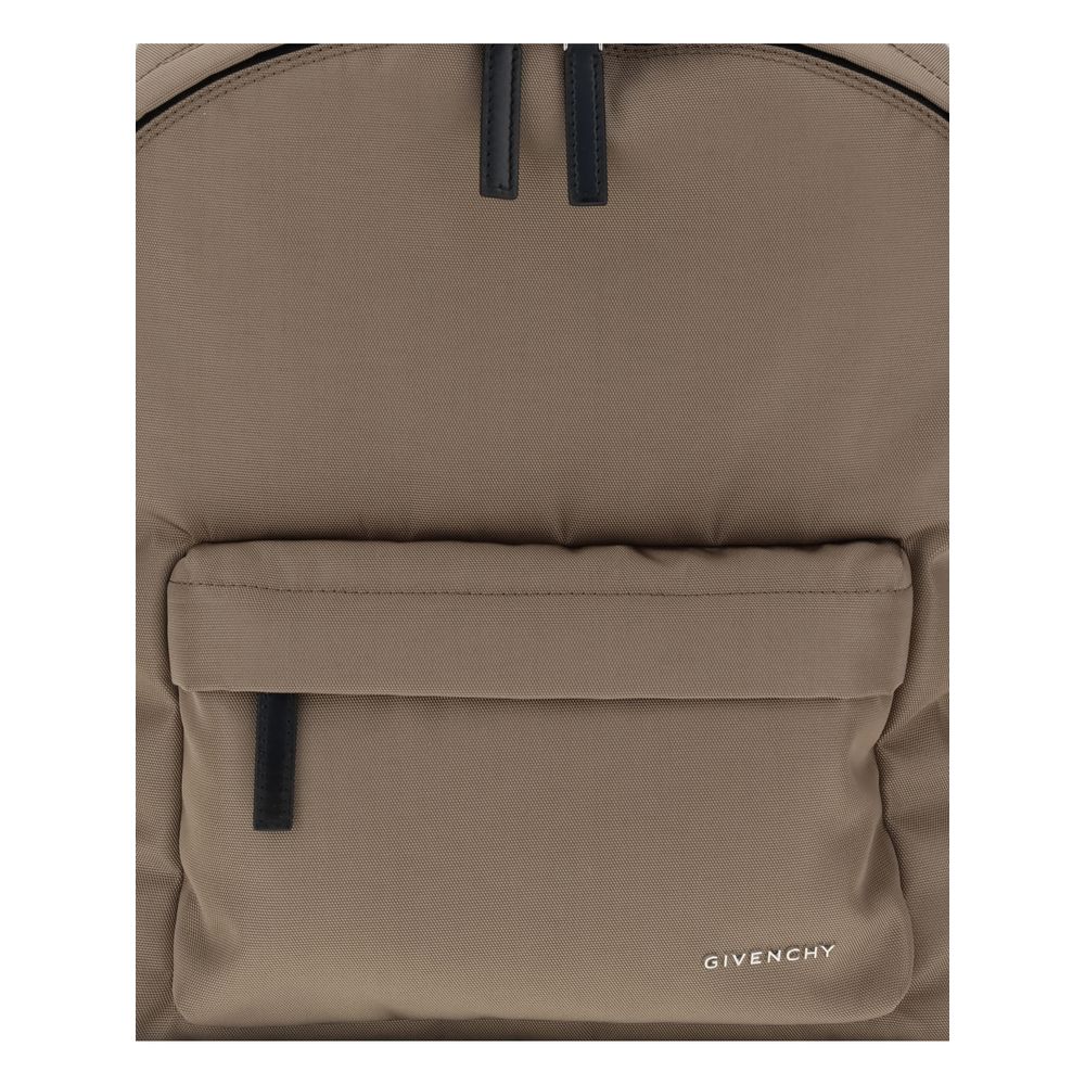 Brown Polyamide Backpack