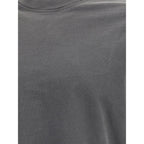 Gray Cotton Long Sleeve T-Shirt