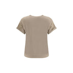 Beige Nylon T-Shirt