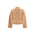 Beige Fleece Wool Sweatshirt