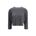 Gray Cashmere Sweatshirt