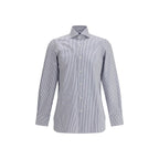 Blue Cotton Pattern Shirt
