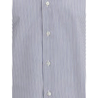 Blue Cotton Pattern Shirt