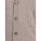 Brown Wool Cardigan