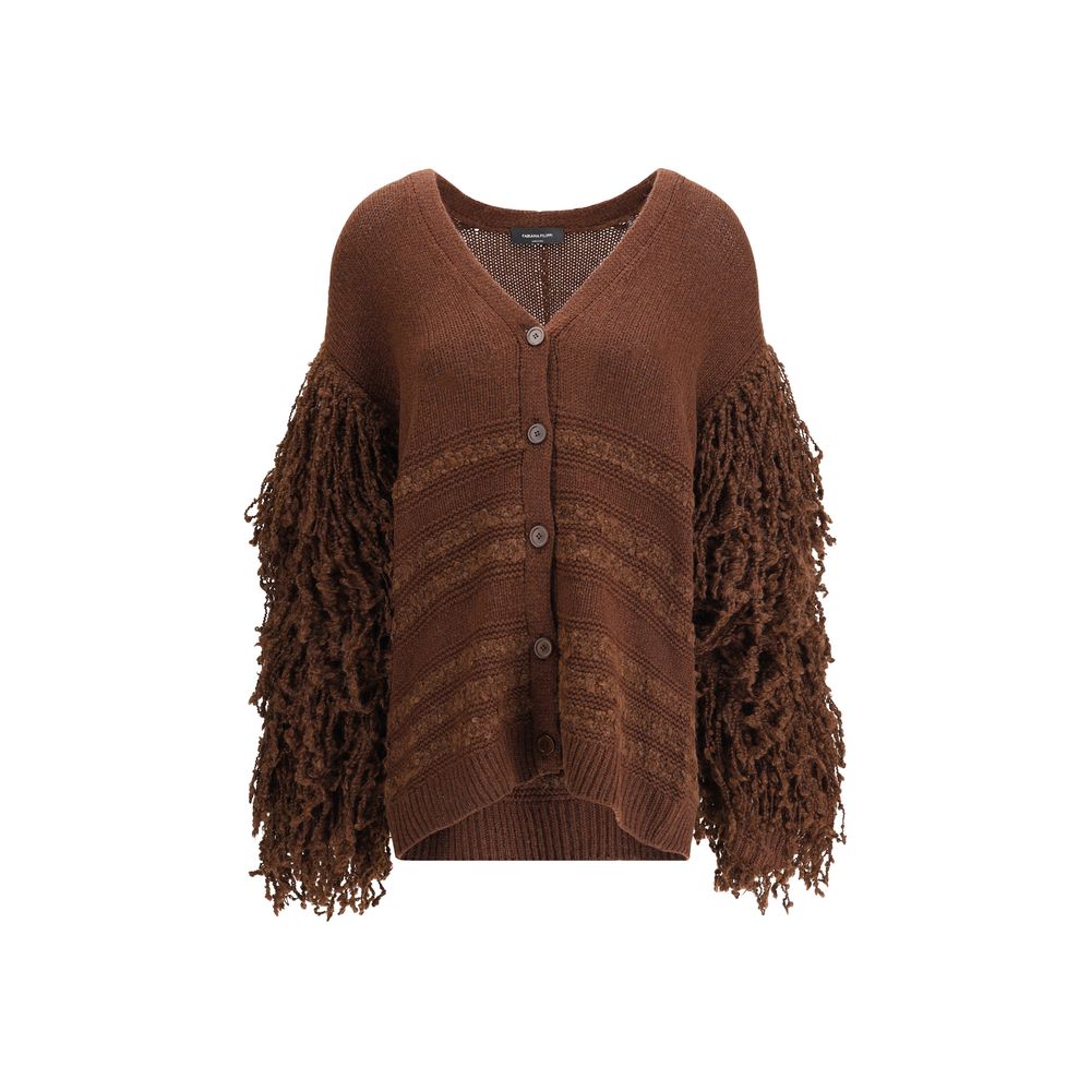 Brown Camel Hair  Cardigan