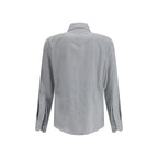 Gray Cotton Pattern Shirt