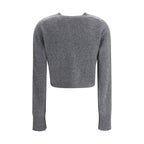 Gray Cashmere Cardigan