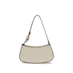 Cream Calf Leather Bos Taurus Shoulder Bag