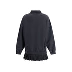 Black Cotton Casual Dress